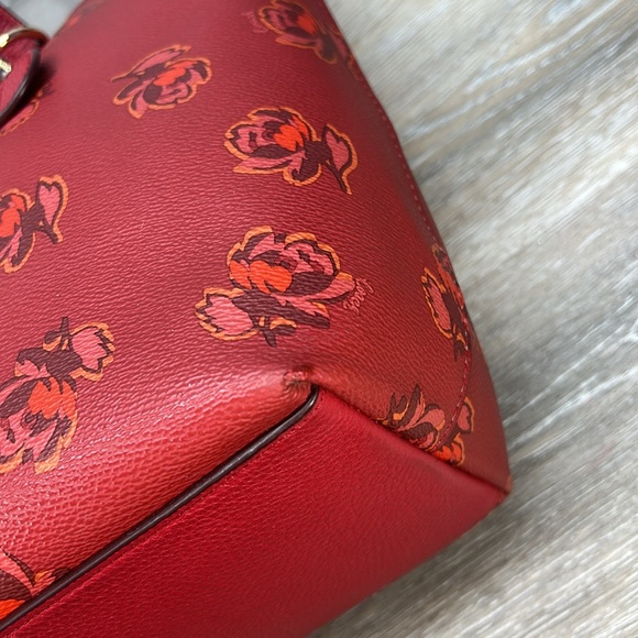 Coach Floral zip top tote - Picture 7 of 9